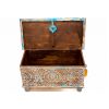 Blue Wooden Chest - Image 3