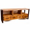 T.V Unit Acacia Wood 150cm - Image 3
