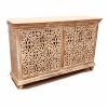 White Sideboard Carving 140cm - Image 2