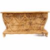 Wooden Chest Beige