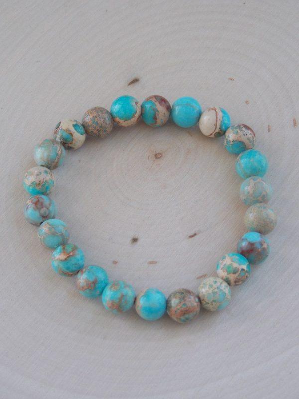 Ocean Jasper Stone Bracelet