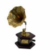 Gramophone Antique Style Wooden Brass 10 inch