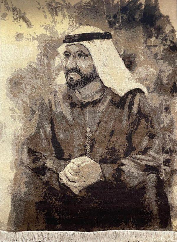 Sheikh Mohammad Bin Rashid Portrait Carpet