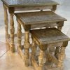 Brass Nest of Table