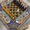 Chess Board and Backgammon wooden handmade - Image 5