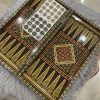 Chess Board and Backgammon wooden handmade