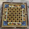 Chess Board and Backgammon wooden handmade