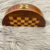 Chess wooden round traveller mini - Image 5