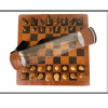 Leather Chess with travellers bag