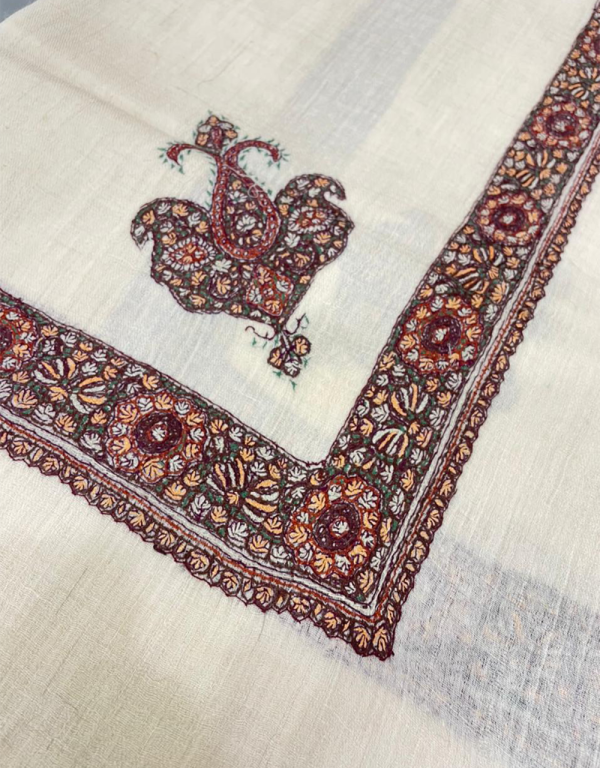 Pashmina men head scarf/shawl 100% (KPM 037) - Image 2