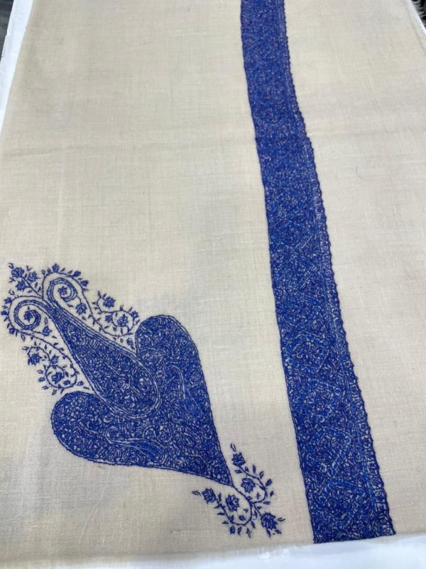 Pashmina men head scarf/shawl 100% (KPM 042) - Image 2