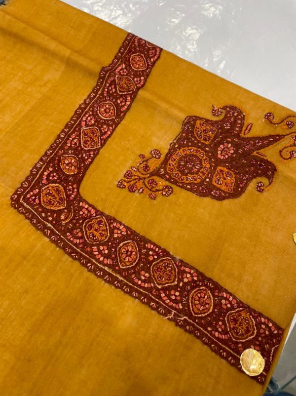 Pashmina men head scarf/shawl 100% (KPM 065) - Image 2