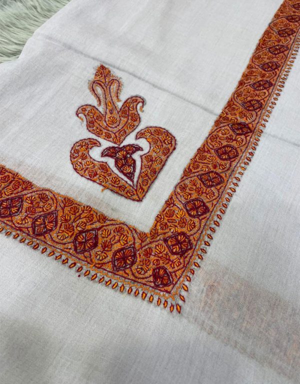 Turma Kashmiri super men head scarf/shawl 100% (KTM 0017) - Image 2