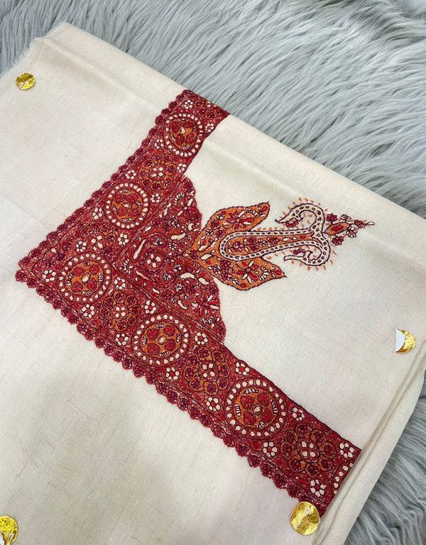Turma Kashmiri super men head scarf/shawl 100% (KTM 0046) - Image 2