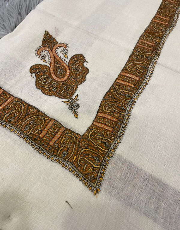 Turma Kashmiri super men head scarf/shawl 100% (KTM 0051) - Image 2
