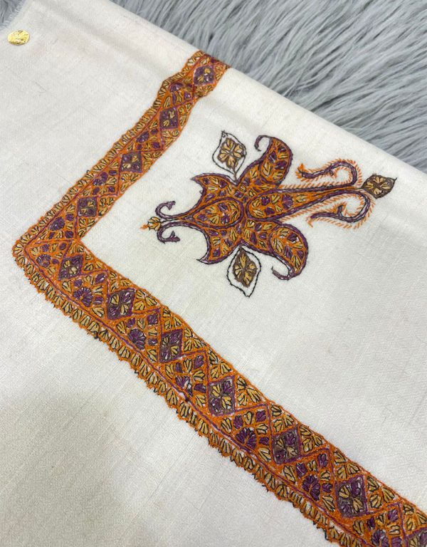 Turma Kashmiri super men head scarf/shawl 100% (KTM 0056) - Image 2