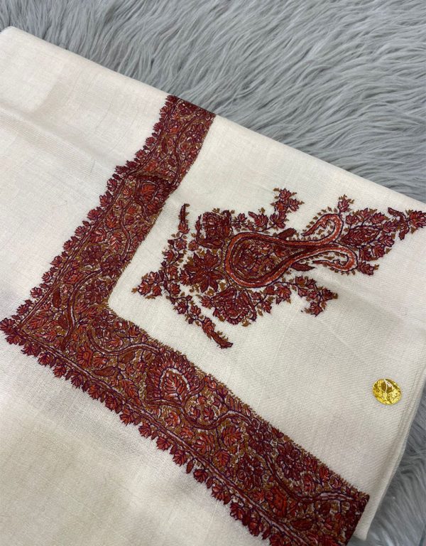Turma Kashmiri super men head scarf/shawl 100% (KTM 0064) - Image 2