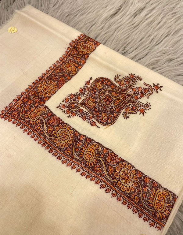 Turma Kashmiri super men head scarf/shawl 100% (KTM 0072) - Image 2