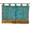 99 Names of Allah Embroidery Wall Hanging Blue