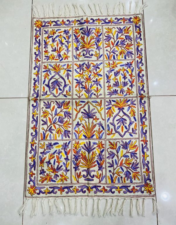 Kashmiri Silk Rug/Wall Hanging - Image 3