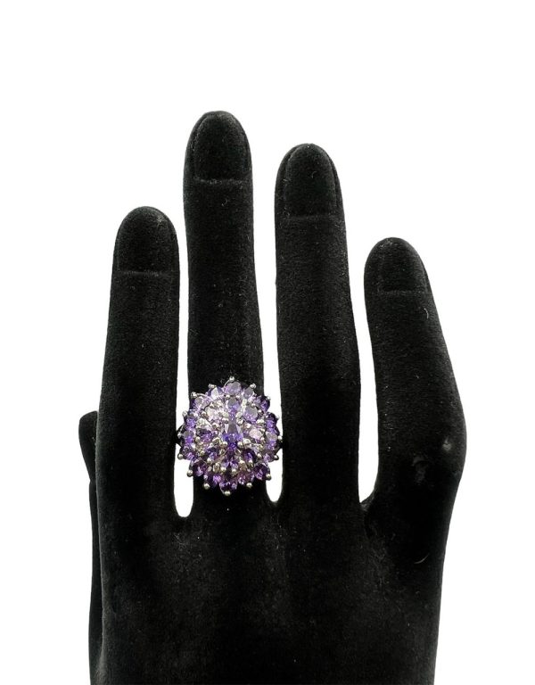 Purple Amethyst Stone Ring